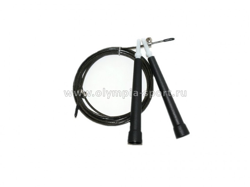 Скакалка для кроссфита дл.3м С-10 (черный)