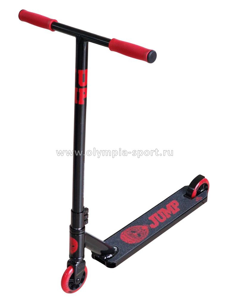 Самокат трюковый ATEOX Jump 100mm черный/красный