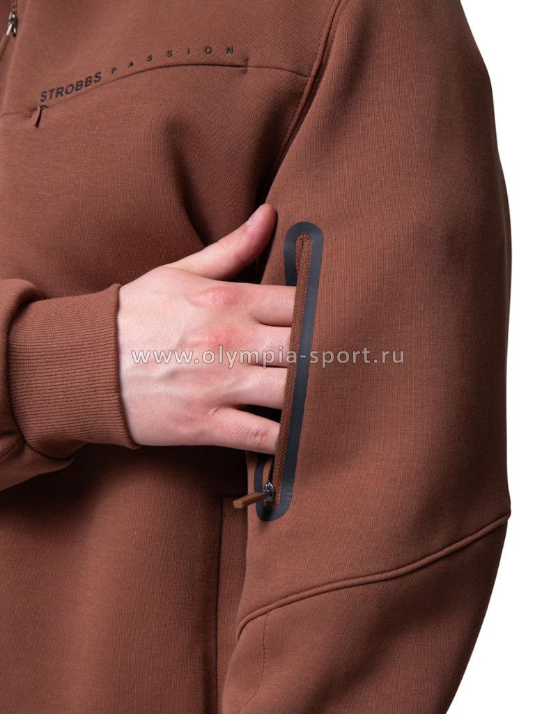 Толстовка мужская Strobbs E2398-7 коричневый
