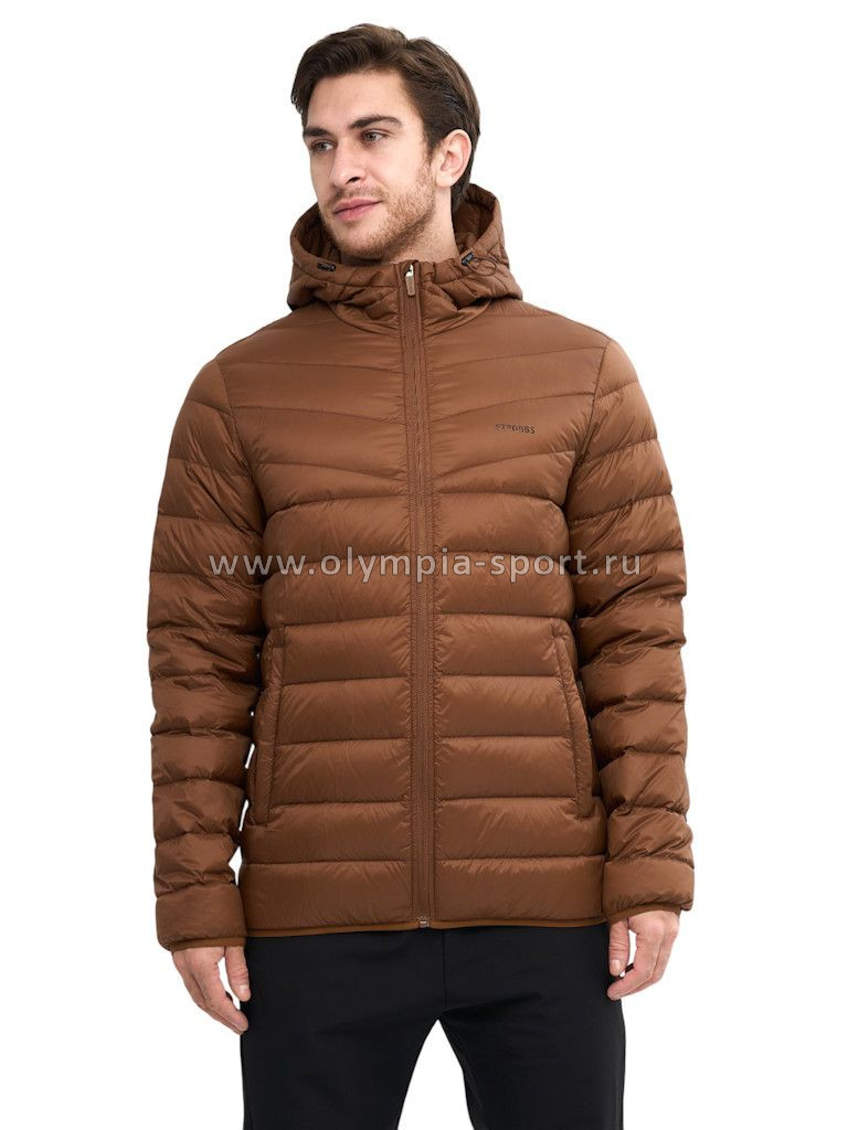 Пуховик мужской Strobbs E2445-7, коричневый
